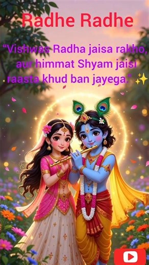 Radha Krishna Motivational Suvichar ✨🙏