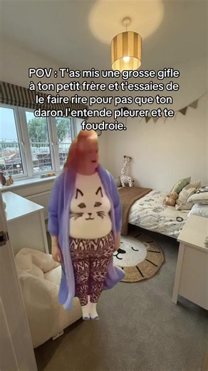 POV : faire rire ton petit frère après une grosse gifle