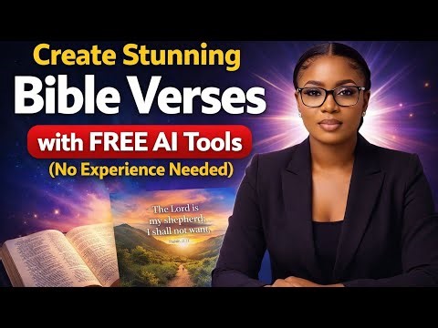 Create Stunning Bible Verses with FREE AI Tools (No Experience Needed)
