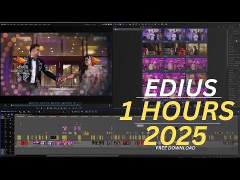 Edius Wedding Cinematic 1 Hours Project Free Download 2025 || Edius 7,8,9,X,11 || SURESH EDTS