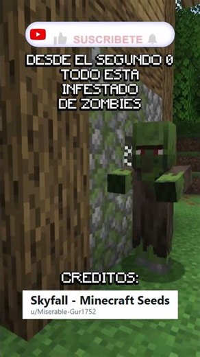 THIS MINECRAFT SEED SPAWNS YOU ON AN ISLAND WITH A ZOMBIE VILLAGE!