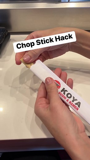 1.6M views · 5.6K reactions | Do this the next time you eat out  #chopsticks #skill #hacks #tipsandtricks #viral #helpful #sushi #yourewelcome | Lucy Diamond | Facebook