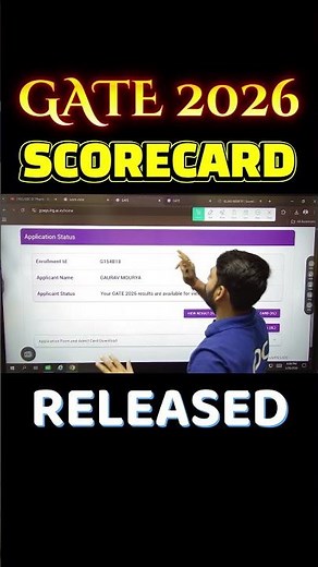HOW TO DOWNLOAD GATE 2026 SCORECARD🎯📢Gate Exam Result | Gate 2026 Exam | Gate Exam #gate2026result