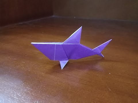How To Make A Paper Origami Shark Easy