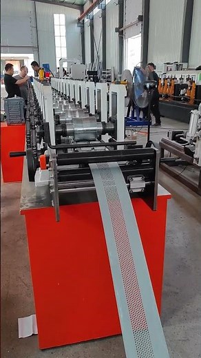 Servo Drive Cut Rolling Shutter Door Slat Roll Forming Machine | Euro Type Door Roll Forming Machine