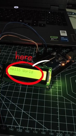 Print Hello World on 16X2 LCD Display & Arduino Uno R3 #engineeringproject #helloworld #i2c #iot