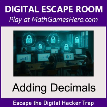 Adding Decimals | Digital Math Escape Room Game