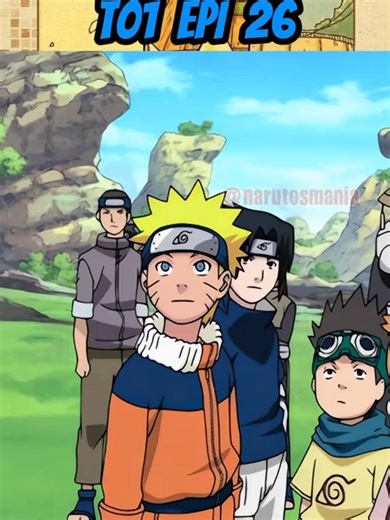 Naruto Clássico 1° Temporada EPI 26 DUB #fyp #narutodublado #anime #animeedit #nartuoshippuden