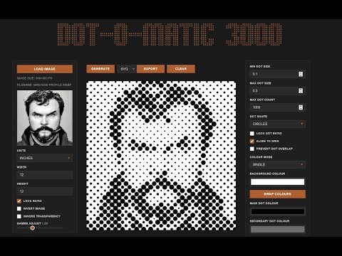 Convert Any Image to Vector Dot Stipple Halftone (Free Tool!) + Illustrator & VCarve Tutorial