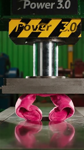 Hydraulic Press vs Slippers | Extreme Crushing Test | Satisfying Slow-Mo