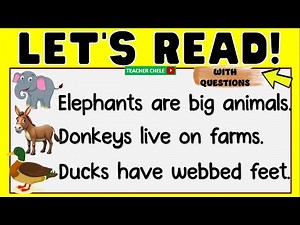 READING SHORT PARAGRAPHS WITH QUESTIONS/COMPREHENSION CHECK