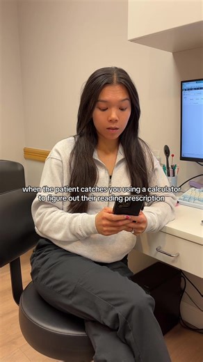 Optometrist Confession: Calculator at Work