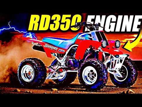 The ATV with an RD350 Engine that Unleashed Chaos 💀🔥 | Yamaha Banshee 350