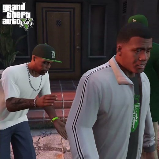GTA 5 The Long Stretch Mission Franklin, Lamar and Stretch Shootout Gameplay #gta #gtav