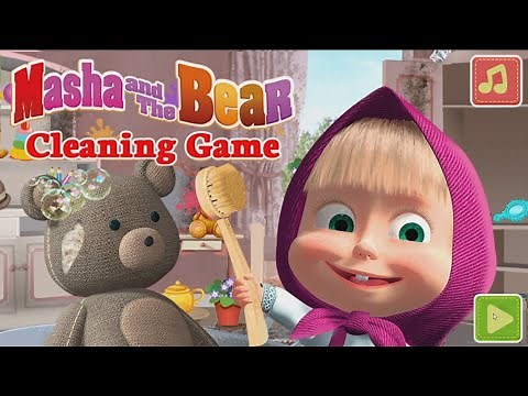 Игра Маша и Медведь. Уборка. Детские игры Маша и Медведь