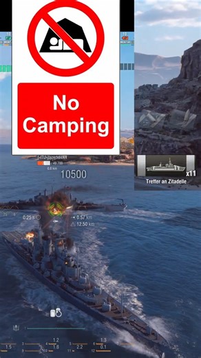 NO CAMPING HERE