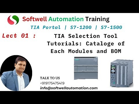 #lecture 01 TIA Selection Tool Tutorials: Digitally Select Your Automation Parts