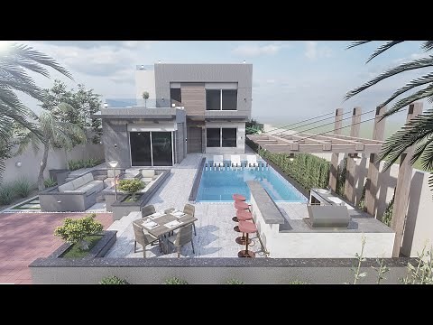 Modern Chalet design / Jordan تصميم شاليه ( استراحة ) بمساحة صغيرة وبتصميم عصري