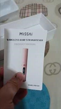 WIRELESS HAIR STRAIGHTENING COMB (Missai Brand) #comb #hairstraightener #wireless #unboxing