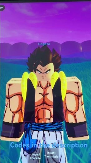 Roblox: how to make gogeta