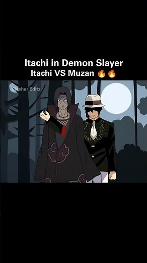 ITACHI VS MUZAN 🔥😈 | #auracat #popular #muzan #itachi #naruto #demonslayer #anime