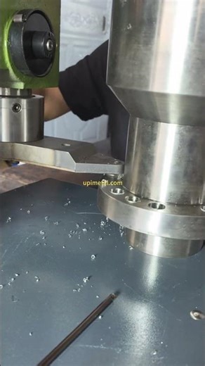 Z-Axis Hole Chamfering with Modified Milling Cantilever #PrecisionMachining