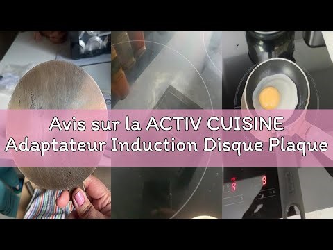 Avis sur la ACTIV CUISINE Adaptateur Induction Disque Plaque 20CM de Diffusion de Chaleur en acier i