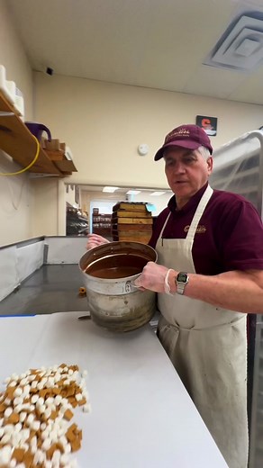 Comment below any candy creations you might think sound good 🤔🤩 #chocolate #bark #candy #candyshop #smores #marshmallow #herculescandy #syracuseny #pour #sounds #asmr #viral #viraltiktok #satisfying #candymaking #fyp #fypシ #easter