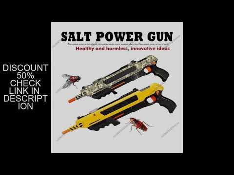 Creative Fly Killer Gun 3.0 Salt Gun Adult Toy Mosquito Gun Children's Bullet Shooting Fly Shooting