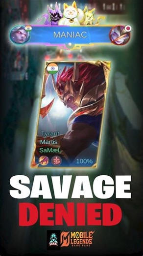 No Doubt…Martis Never Disappoints 😈🔥#samael0p #mobilelegends #mlbb