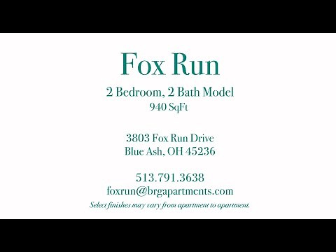 Fox Run - 2 Bedroom, 2 Bath Model