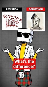 What Is the Difference Between a Recession & a Depression? #shorts #economics #education #explained