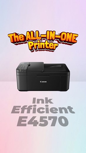107 reactions | ⚖️ Print, scan copy — repeat! Do it all with the Canon Ink Efficient E4570 your all-in-one home printing essential ️ Get yours today: https://bit.ly/All-In-OnePrinter_PIXMAE4570 | Canon Singapore | Facebook