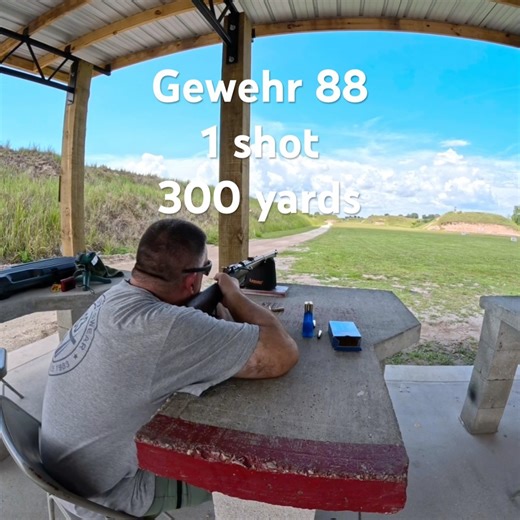 Gewehr 88 1 shot 300 yards