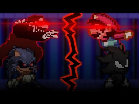 [Dark Sonic and Devil Mario vs MX and Lord X] sticknodesprospriteanimation