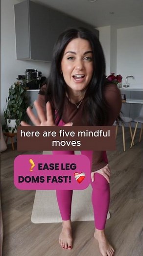 DOMS recovery stretches ❤️‍🩹