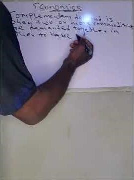 meaning of complementary Demand in Economics.#students #Economics
