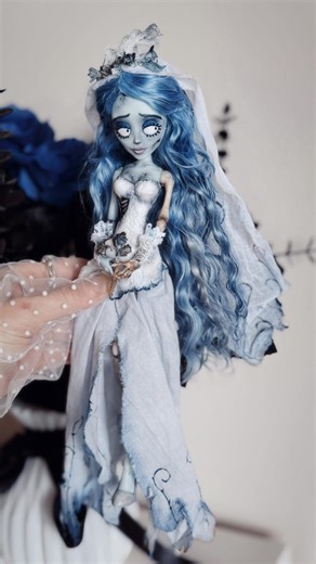 Emily Corpse Bride Custom Doll - Etsy