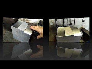 The completed custom "hammer" anvil