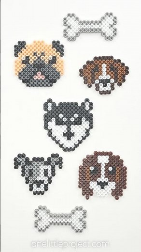 Perler Bead Dogs 🐶🐕🐩