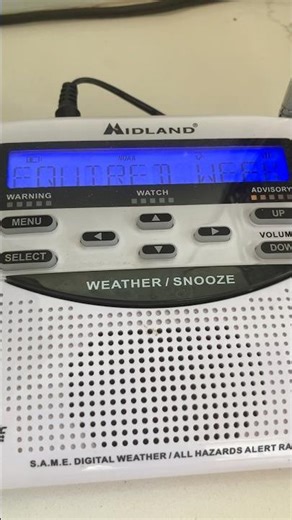 My NOAA Weather Radio Test This Wednesday. #viral