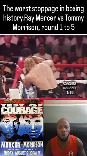 16 reactions | As a devoted boxing fan, the encounter between Ray Mercer and Tommy Morrison, dubbed the Test of Courage, is a must-see fight that you cannot miss, and it is infamously regarded as the worst stoppage in boxing history. As I frequently say, we pride ourselves on restoring and showcasing vintage boxing videos for your appreciation. #boxaddict #boxinglife #boxingtraining #boxing #boxingmatch #boxingnews | Onyedika Orizu | Facebook