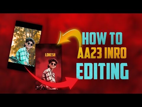 AA23 Bgm Intro Video Editing In Alight motion tutorial Template |#aa23 #bgm #editing #viral #trend