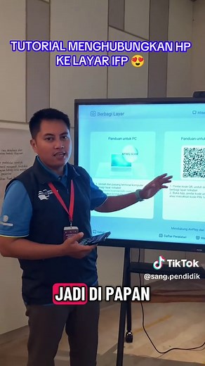 Tutorial Menghubungkan HP ke Layar IFP
