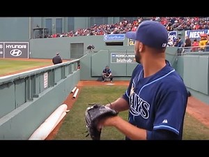 David Price Bullpen- Fenway Park April 12, 2011. WWW.BULLPENVIDEOS.COM