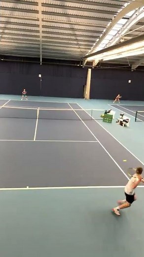 A Battle Of A Tennis Point ! #Shorts