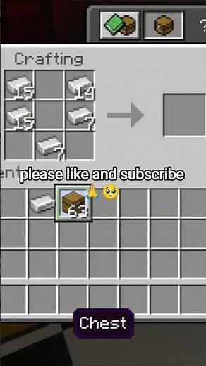 How to make a Hopper in Minecraft#shots #Minecraft