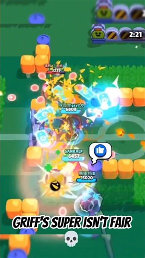 Griff mains will love this💰 #griff #brawlstars #brawlstarsshorts #teamwipe #superattack #chaos #win