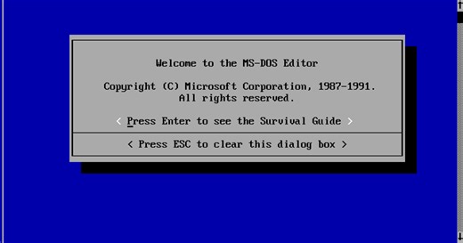 MS DOS Editor za – MacOS, Linux i čak - Windowse