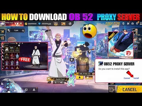OB52 UPDATE PROXY SERVER HOW TO DOWNLOAD | GAMEPLAY PROXY SERVER | VIP ASTUTE BETA PROXY SERVER